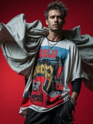 GRAPHIC PRINTED OVERSIZED T-SHIRT
