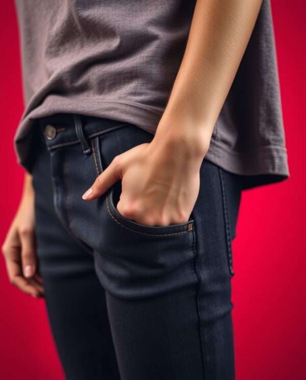 DARK BLUE JEANS - Image 2